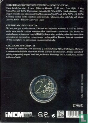 Portugal 2 euro 2018 (folder) "250th anniversary of the Imprensa Nacional - Casa da Moeda" - Image 2