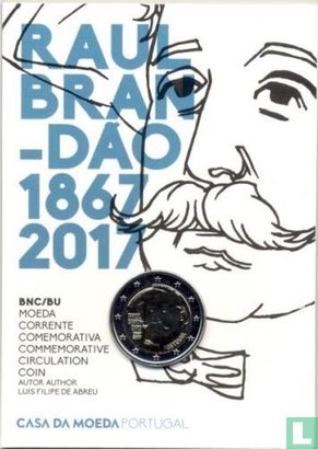 Portugal 2 Euro 2017 (Folder) "150th anniversary of the birth of the writer Raul Brandão" - Bild 1