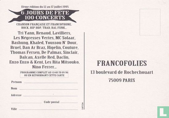 Jean-Louis Foulquier / Coca-Cola - Francofolies de La Rochelle - Bild 2