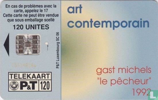 Gast Michels "Le pêcheur" 1992 - Afbeelding 1
