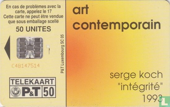 Serge Koch "Intégrité" 1993 - Afbeelding 1