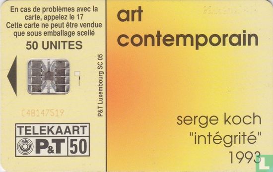 Serge Koch "Intégrité" 1993 - Afbeelding 1