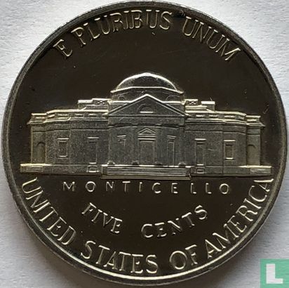 United States 5 cents 1992 (PROOF) - Image 2