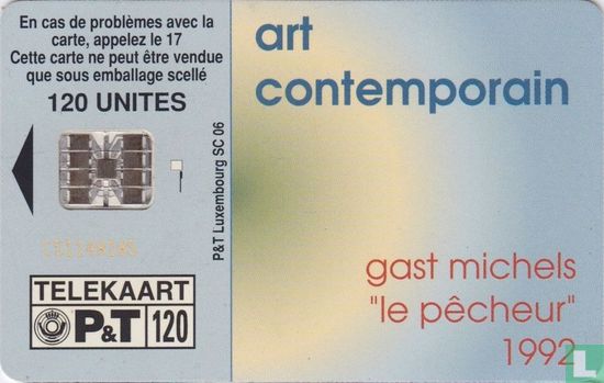 Gast Michels "Le pêcheur" 1992 - Afbeelding 1