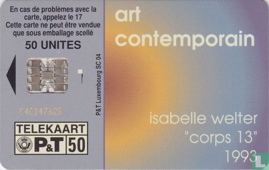 Isabelle Welter "corps 13" 1993 - Afbeelding 1