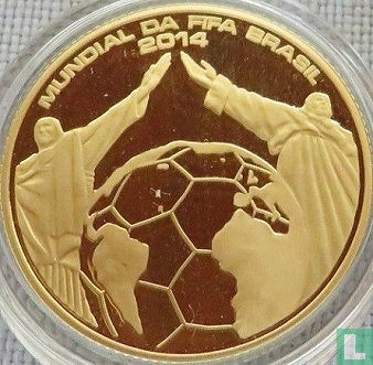 Portugal 2½ euro 2014 (PROOF - gold) "2014 Football World Cup in Brazil" - Image 1
