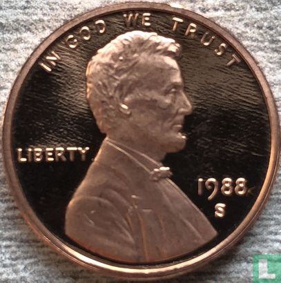 Verenigde Staten 1 cent 1988 (PROOF) - Afbeelding 1