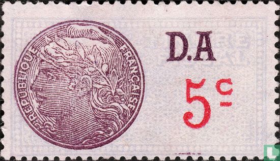 France timbre fiscal - Daussy D.A (5 c) 