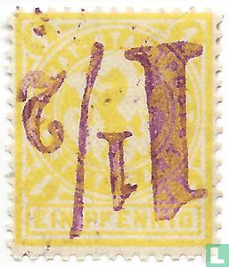 Jumping Horse, with overprint