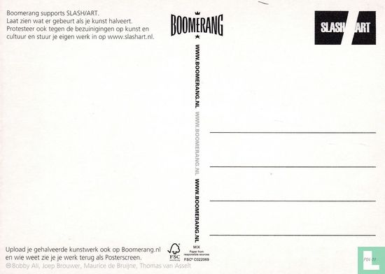 B110021 - Boomerang supports SLAH/ART "Kunst & Cultuur" - Image 2