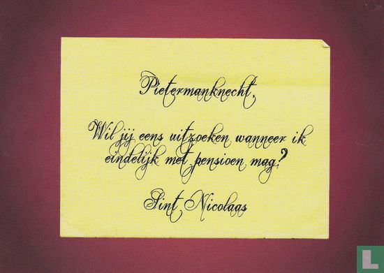B090339 - Sinterklaas "Pietermanknecht" - Afbeelding 1