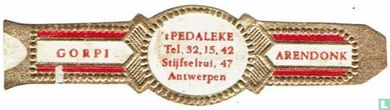 't Pedaleke Tel. 32.15.42 Stijfselrui 47, Antwerpen - Gorpi - Arendonk - Afbeelding 1