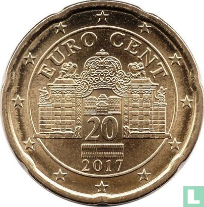 Austria 20 cent 2017 - Image 1