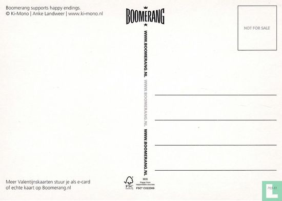 B110009 - Boomerang supports happy endings "En wij leefden nog lang en gelukkig..." - Afbeelding 2