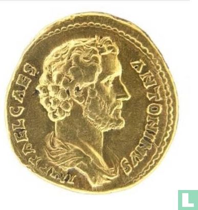 Romeinse Rijk  Aureus  (Antoninus Pius)  138-161 CE - Afbeelding 2