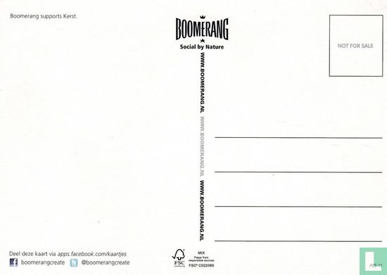 B110213 - Boomerang supports Kerst "Jezus, Bedankt hè..." - Image 2