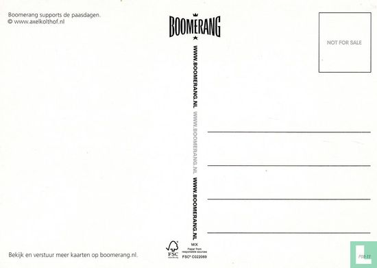 B110070 - Boomerang supports de paasdagen "#pasen" - Afbeelding 2