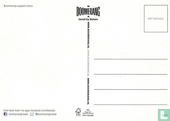 B110229 - Boomerang supports Kerst "Vrede op aarde" - Image 2