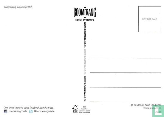 B110246 - Boomerang supports 2012 "Fuck 2011" - Afbeelding 2