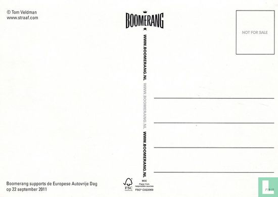B110154 - Boomerang supports de Europese Autovrije Dag  - Image 2