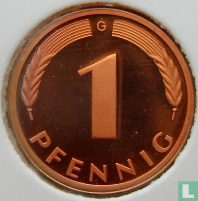 Germany 1 pfennig 1983 (PROOF - G) - Image 2