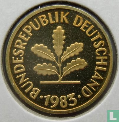 Germany 5 pfennig 1983 (G) - Image 1