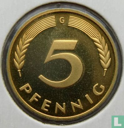 Deutschland 5 Pfennig 1983 (G) - Bild 2