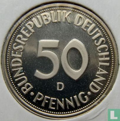 Allemagne 50 pfennig 1983 (BE - D) - Image 2