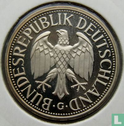 Duitsland 1 mark 1983 (PROOF -G) - Afbeelding 2