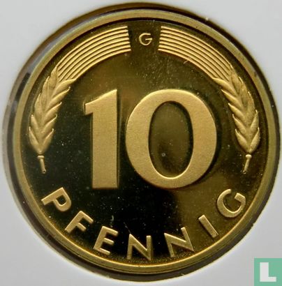 Germany 10 pfennig 1983 (G) - Image 2