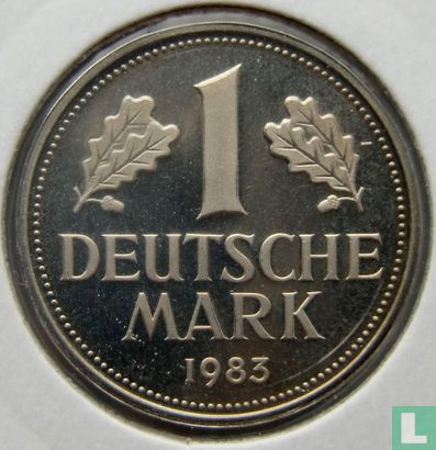 Deutschland 1 Mark 1983 (PP -D) - Bild 1