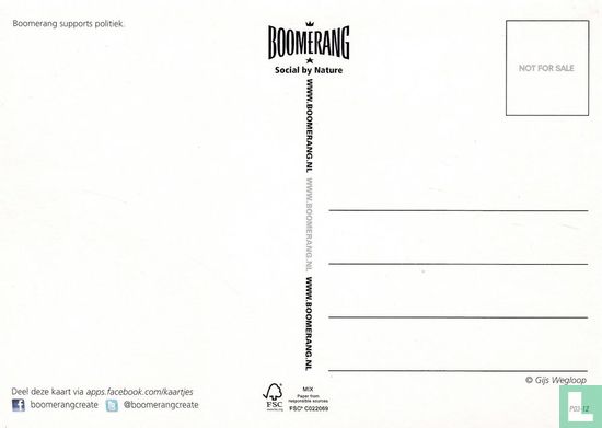 B120026 - Boomerang supports politiek "Nieuw koers CDA" - Image 2