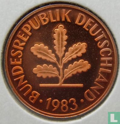 Allemagne 2 pfennig 1983 (D) - Image 1