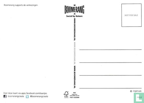 B120153 - Boomerang supports de verkiezingen "The Vote of Holland" - Image 2