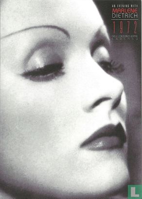 An Evening with Marlene Dietrich 1972 - New London Theatre England - Afbeelding 1