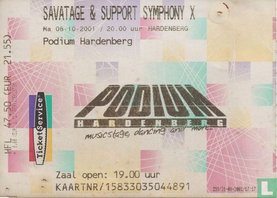 Savatage & Support Symphony X - Image 1