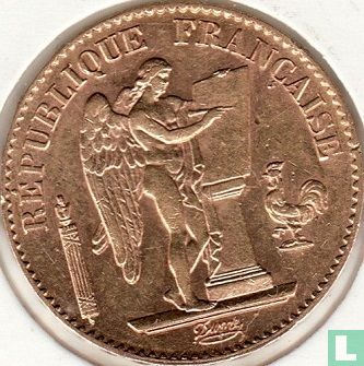 Frankreich 20 Franc 1892 - Bild 2