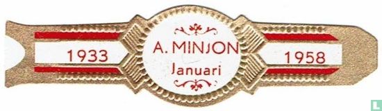 A. Minjon Januari - 1933 - 1958 - Afbeelding 1