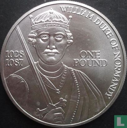 Guernsey 1 Pound 2002 "William - Duke of Normandy" - Bild 2