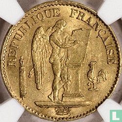 France 20 francs 1871 - Image 2