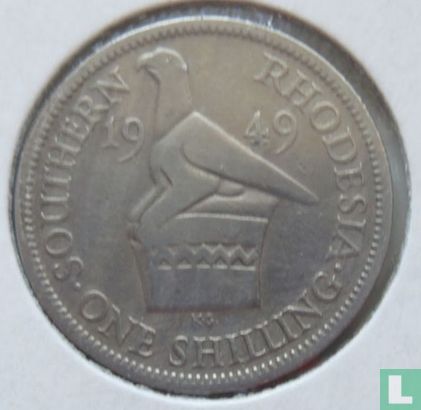 Zuid-Rhodesië 1 Shilling 1949 - Afbeelding 1