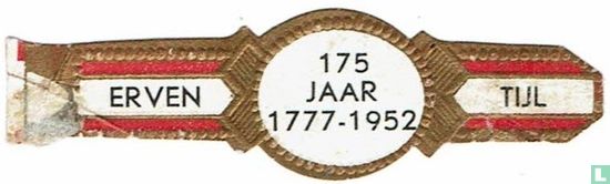 175 jaar 1777-1952 - Erven - Tijl - Afbeelding 1