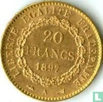 Frankreich 20 Franc 1897 - Bild 1