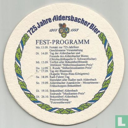 725 Jahre Aldersbacher Bier - Bild 1
