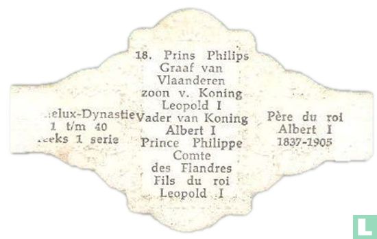 Prins Philippe - Comte des Flandres - Fils du roi Léopold I - Père du roi Albert I  1837-1905 - Image 2