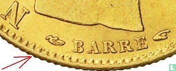 France 10 francs 1854 (tranche striée) - Image 3