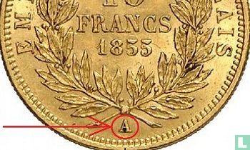 France 10 francs 1855 (A - 17.2 mm) - Image 3