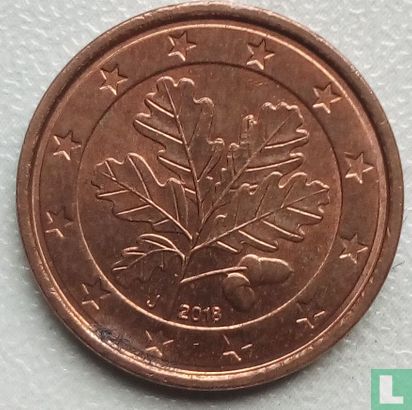 Duitsland 1 cent 2018 (J) - Afbeelding 1