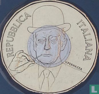 Italië 5 euro 2017 "50th anniversary of the death of Totò" - Afbeelding 2