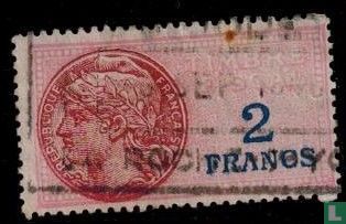 France timbre fiscal - Daussy 1936 (2,00F)